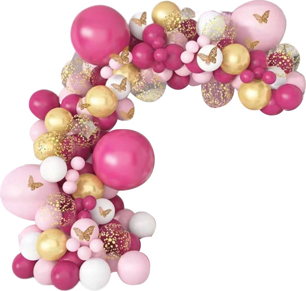 Ballon Girlande Bogen Kit Latex Ballons Set für Geburtstag Party Graduierung Baby Dusche Hochzeit Dekoration Q