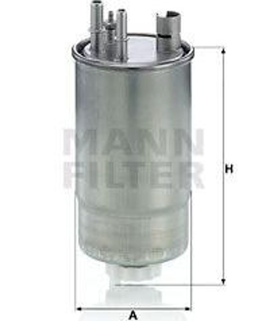 MANN-FILTER WK 853/24 Kraftstofffilter OE 13235540 kompatibel mit Meriva