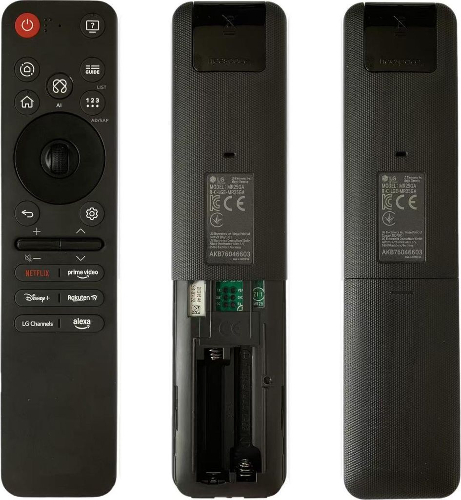 LG Télécommande MR25GA, AKB76046603, AI Magic Alexa Voice Remote, OLED Nano QNED UA d'origine