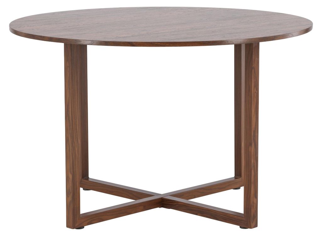 Durango eetkamertafel Ø120cm walnootdecor. Productafbeelding 