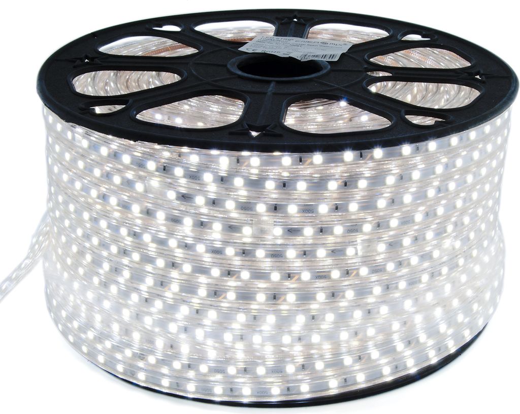 100m Kaltweiss LED Strip Streifen 60x 5050 SMD pro meter - IP65 für innen und Außen