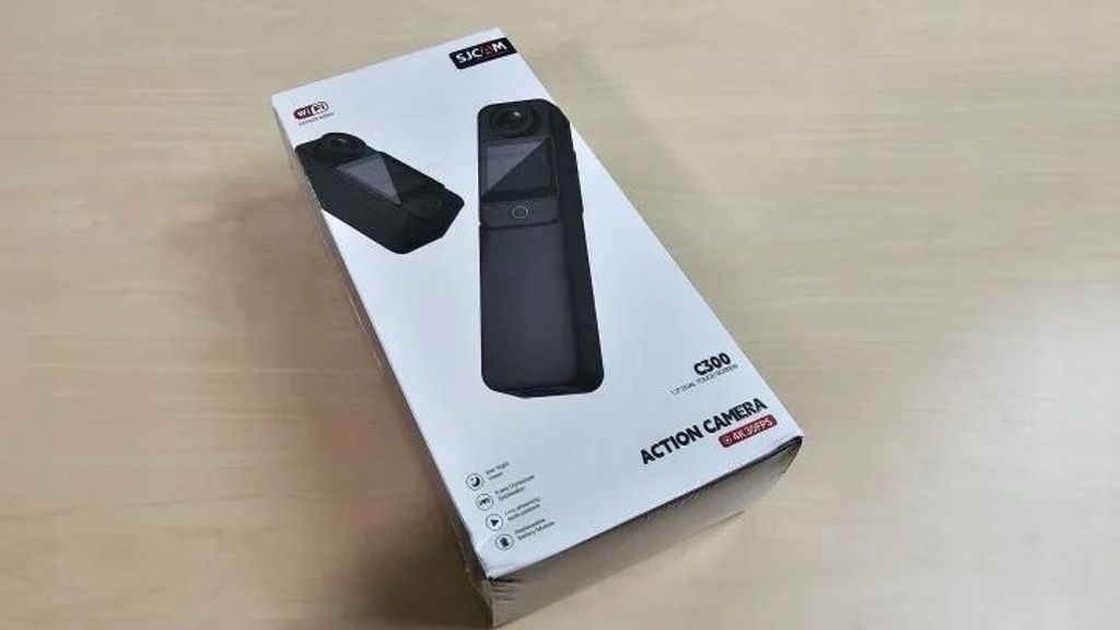 SJCAM C300 4K WiFi športová kamera IP68 čierna Obrázok produktu 