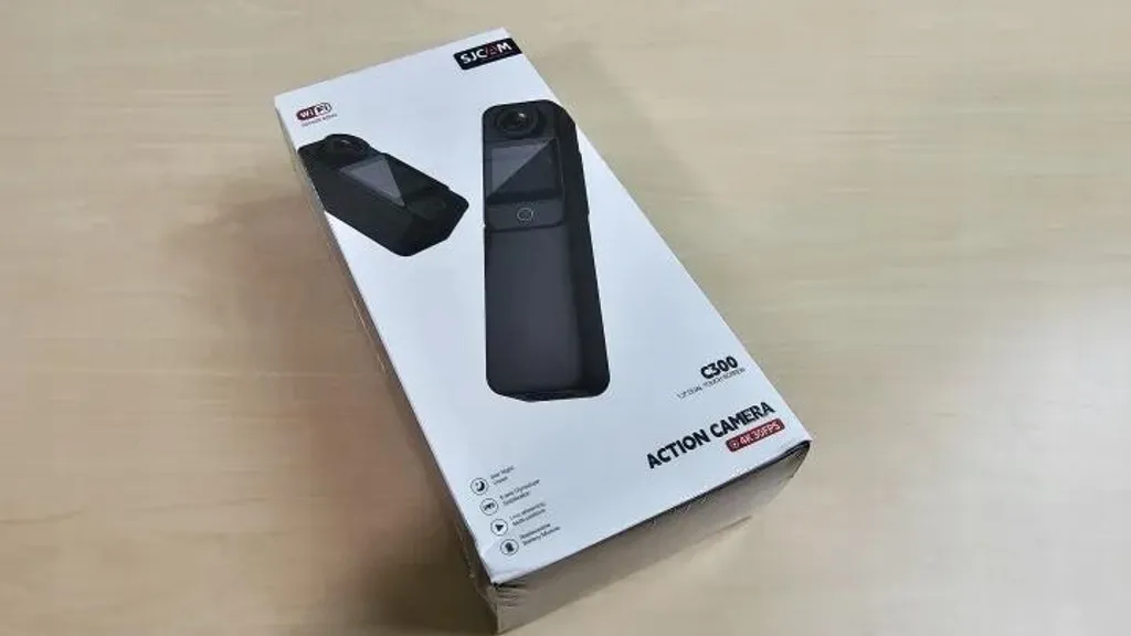 SJCAM C300 Caméra Sport 4K WiFi IP68 Noire - Action Cam Haute Résolution