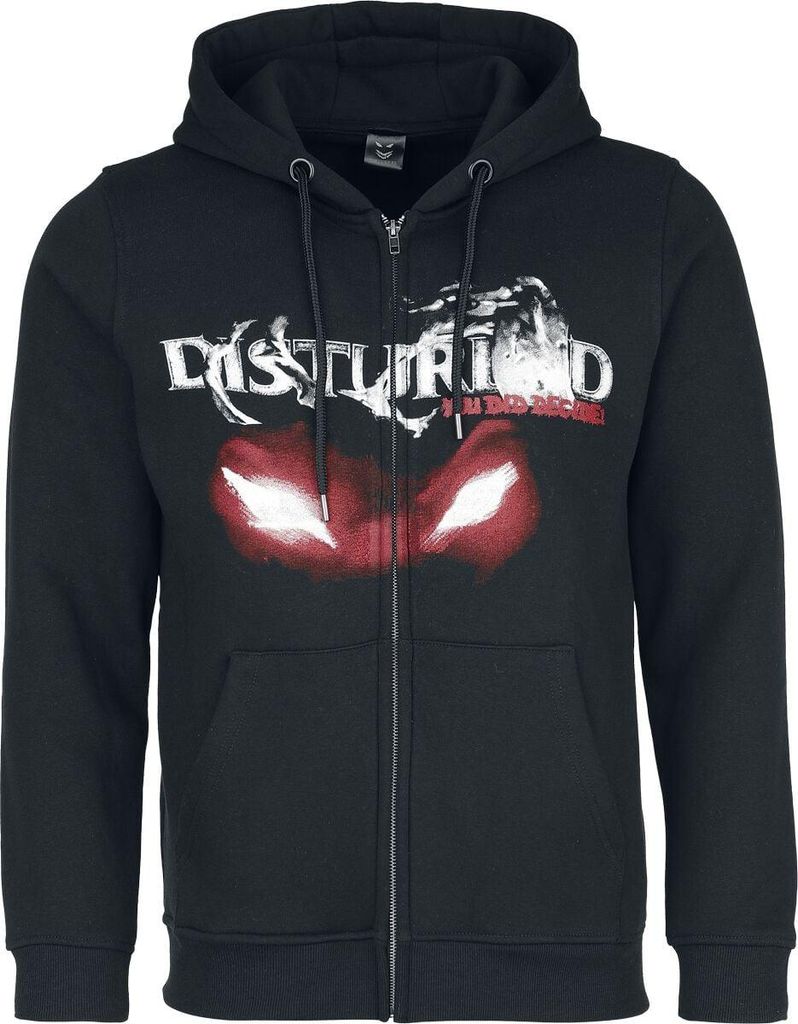 Disturbed Kapuzenjacke Herren Yep Your Sleeve schwarz S