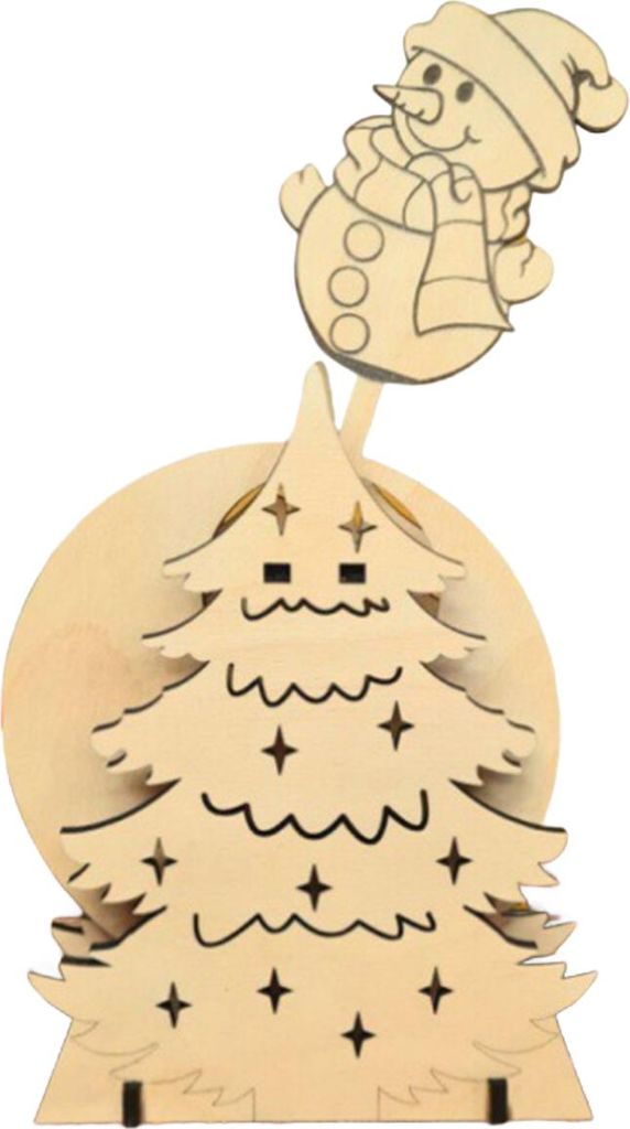 Schaukelnder Weihnachtsmann aus Holz, handgefertigte Weihnachtsfigur für die Fensterbank, Tischplatte, festliche Dekoration für Zuhause und Gesch...