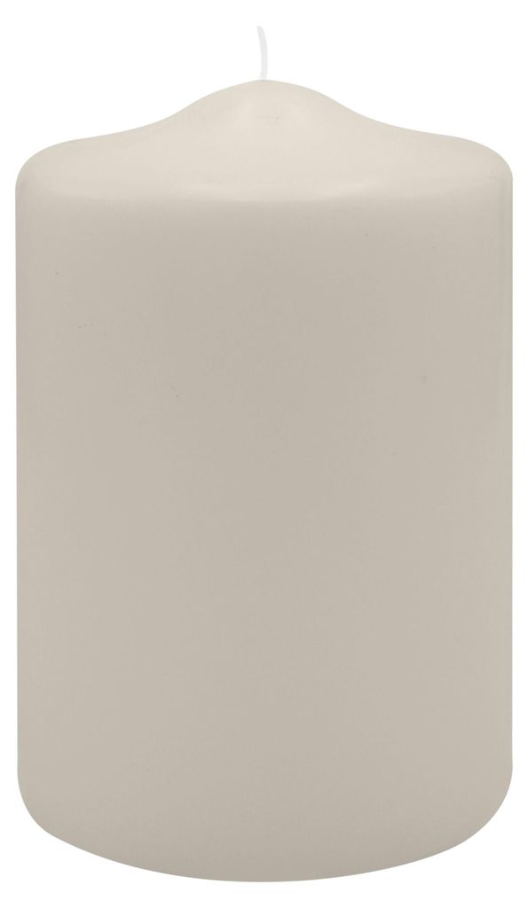 Spitzkopf Stumpen Kerzen Moonstone Stein 15 x Ø 10 cm, 6 Stück