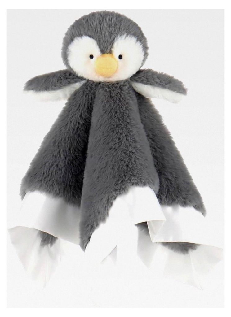 Kuscheltier Pinguin für Babys 35 cm, Babydecke Plüsch Pinguin, Schnuffeltuch, Schmusetuch für Babys, Geschenk für Neugeborene