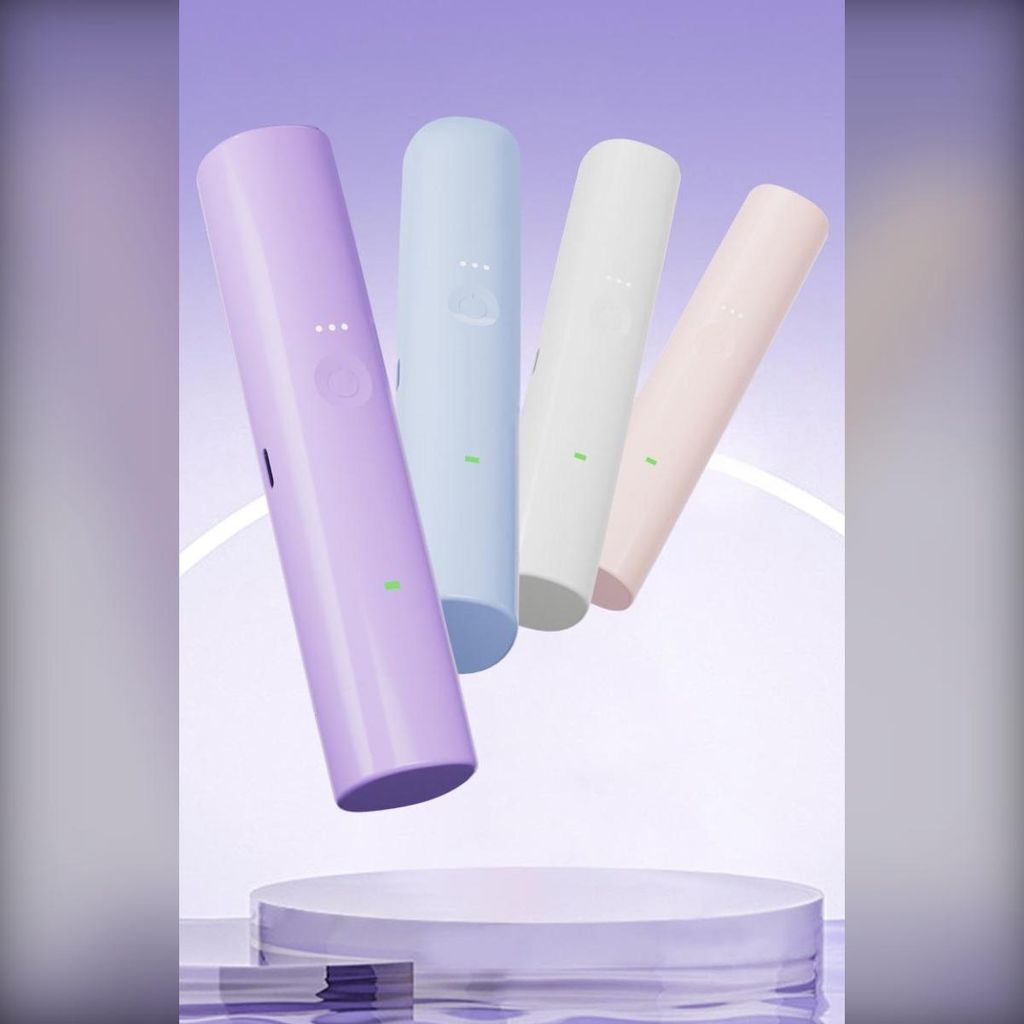 INF Doppelkopf Elektrorasierer & Trimmer für Körperpflege, USB Aufladbar Violett