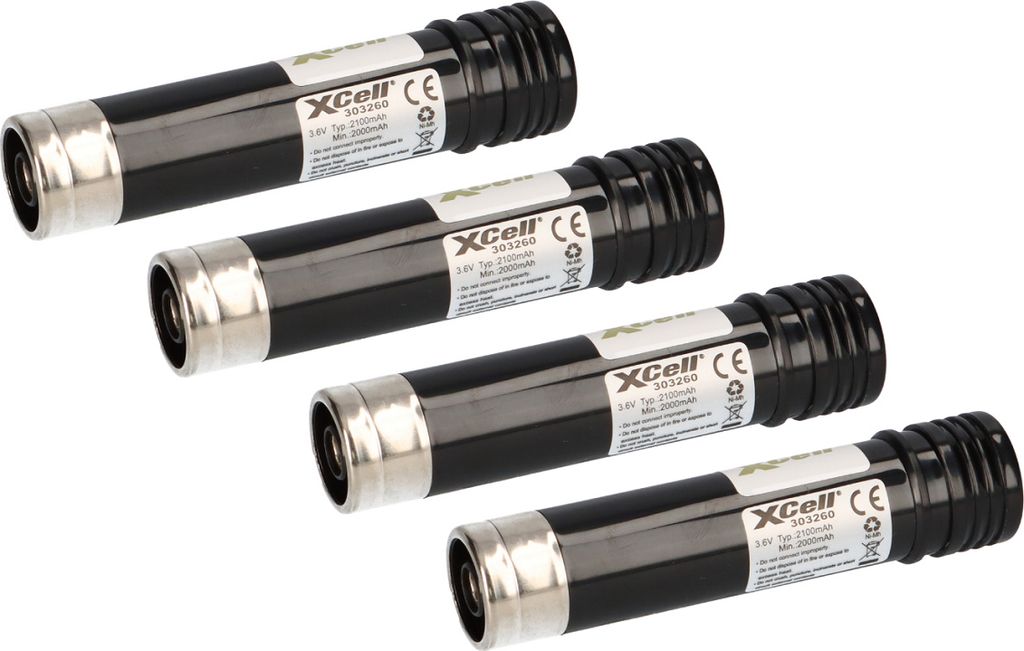 4x XCell Werkzeugakku für Black&Decker Ni-MH 3,6V / 2100mAh Produktbild 