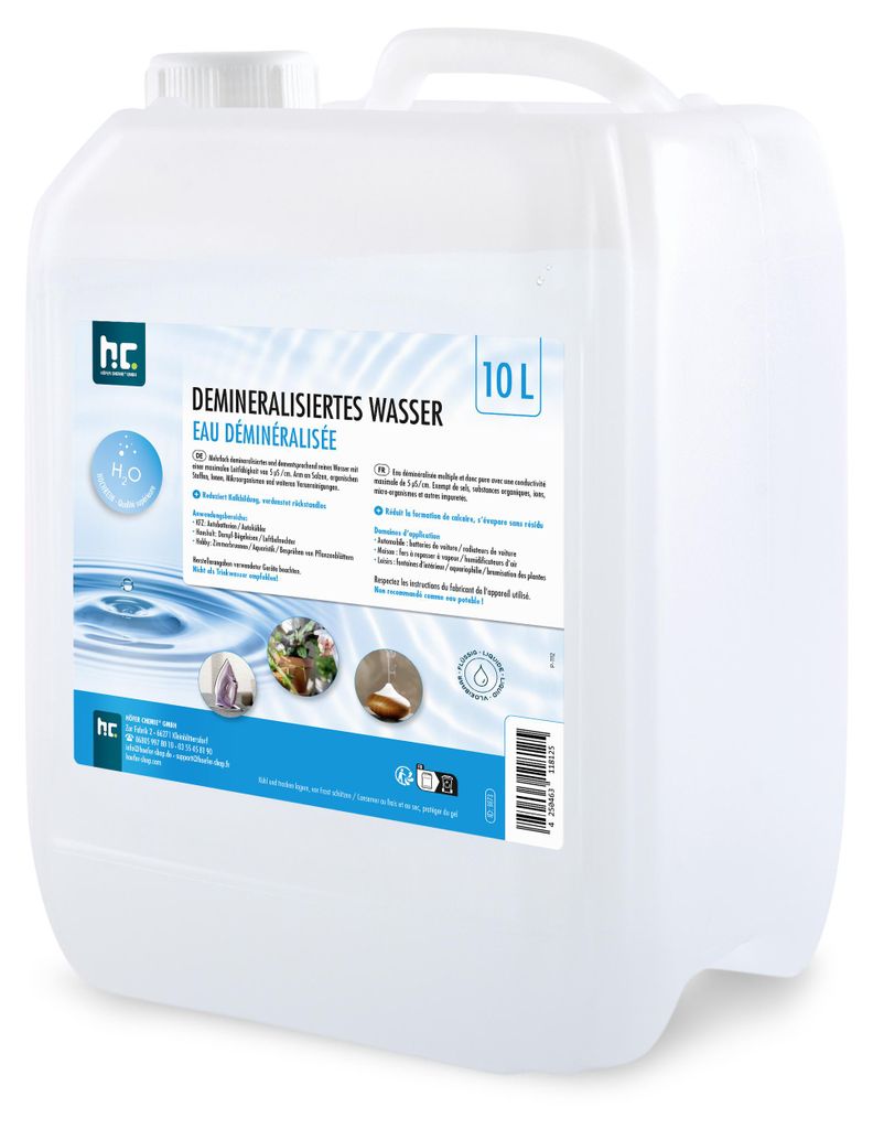 10 L Demineralisiertes Wasser Produktbild 