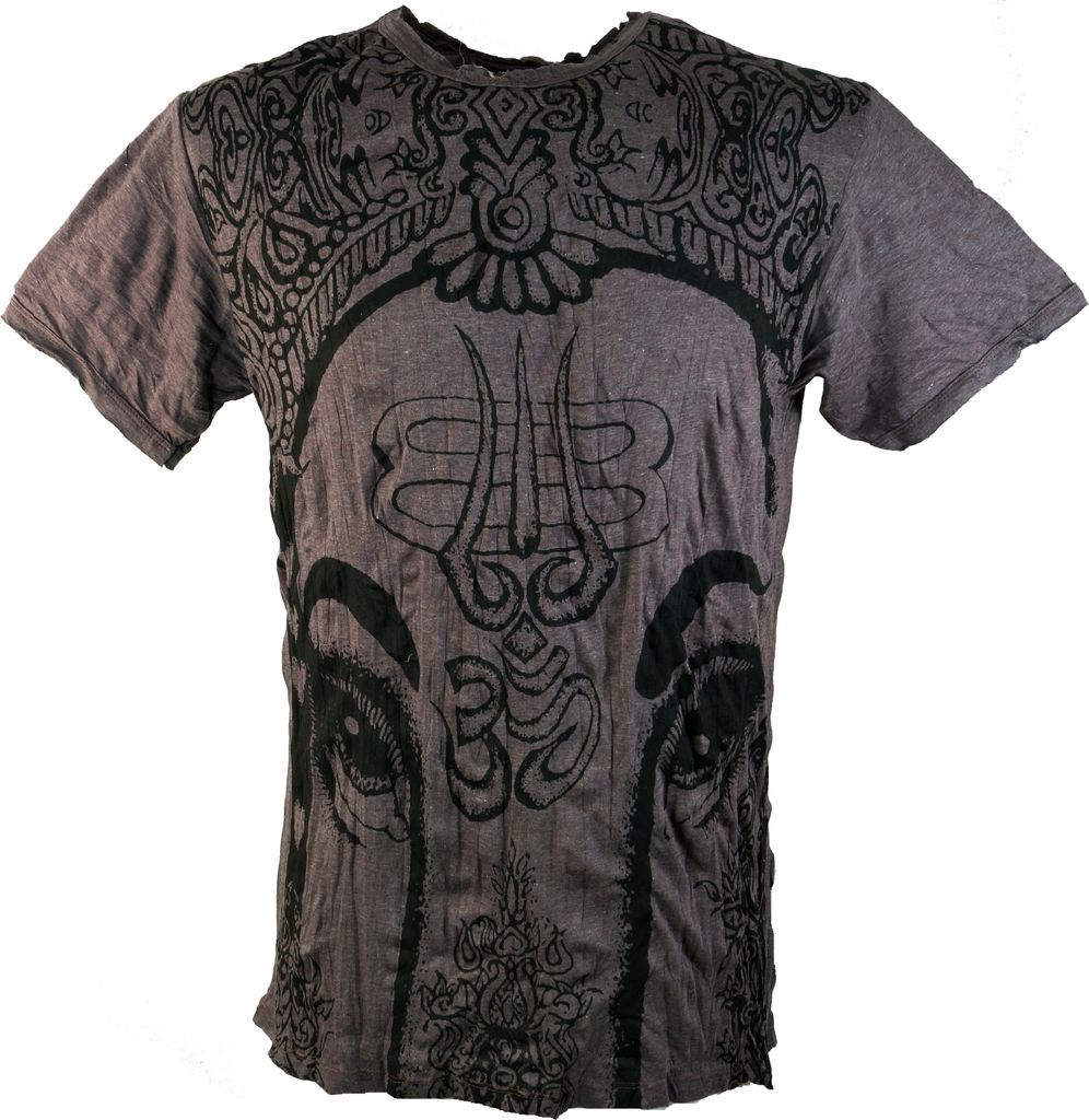 Sure Herren T-Shirt Ganesh - Coffee, Braun, Baumwolle, Größe: M