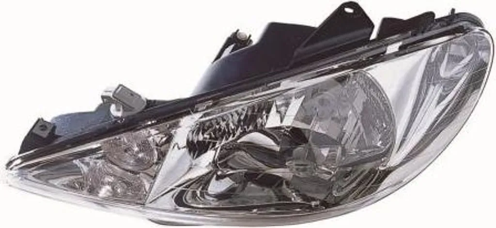 Optique de phare avant gauche ABAKUS compatible avec Peugeot 206