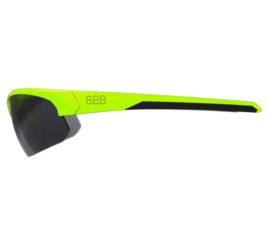 Lunettes cyclisme route BBB Impress Matt Jaune pour sorties vélo - 4