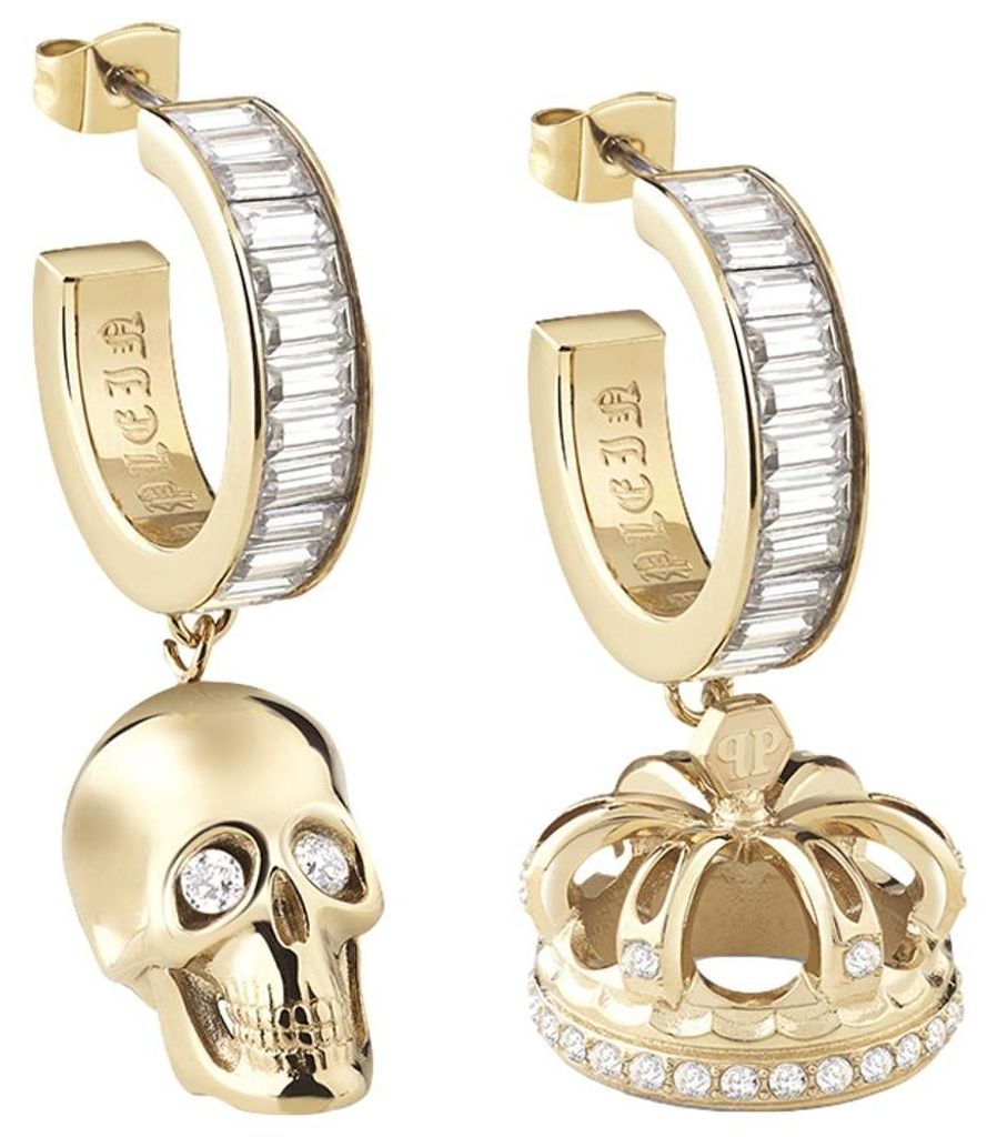 Philipp Plein - PJ4AA02EU - Creolen - Damen - SKULL CROWN - Ø 20 mm