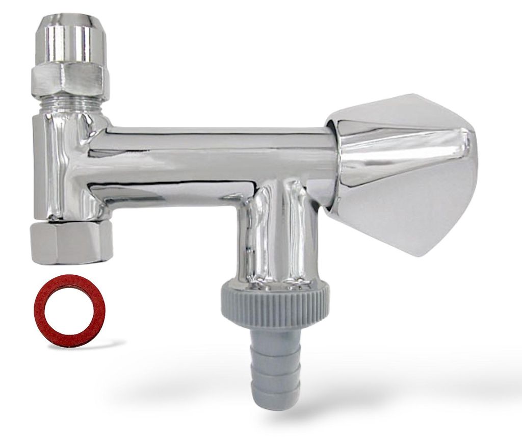 Gerätezusatzventil 3/8 Zoll Messing mit Produktbild 