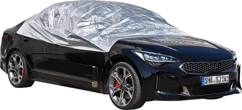 Plandeka ochronna na samochód, półgaraż na kombi 292x147x61 Zdjęcie produktu 