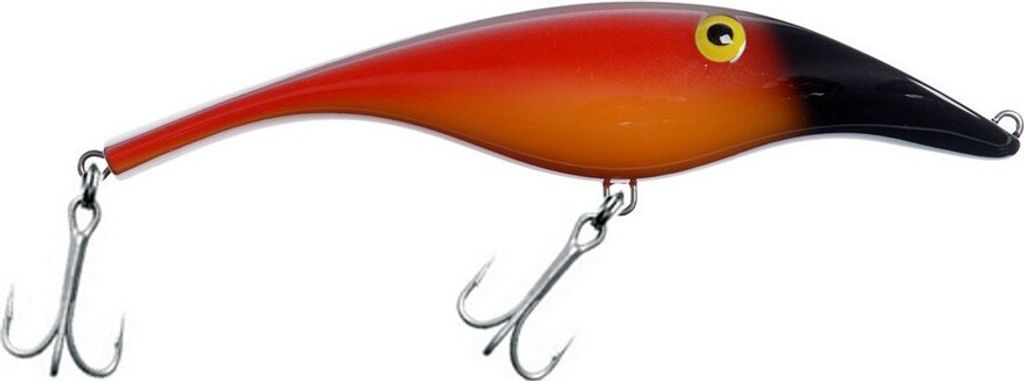 Zalt 17 Wobbler 02 rot orange schwimmend 50g