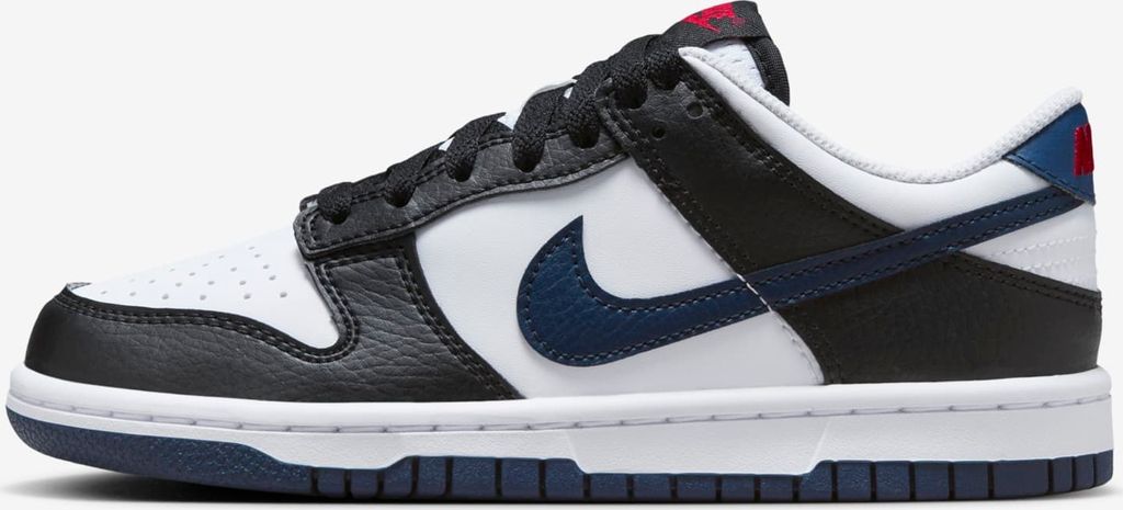 Nike Dunk Low "Black White Midnight Navy" Schwarz/Blau, Größe: 39