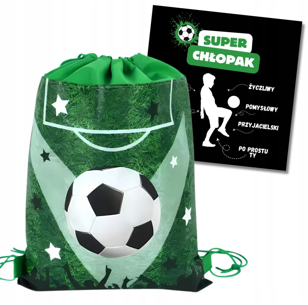 Fotbalový sáček na přezůvky pro chlapce - 35x26 cm - Obrázek produktu 