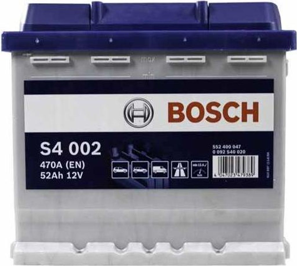 Bosch S4 002 Batteria per auto 12V 52Ah 470A Immagine del prodotto 