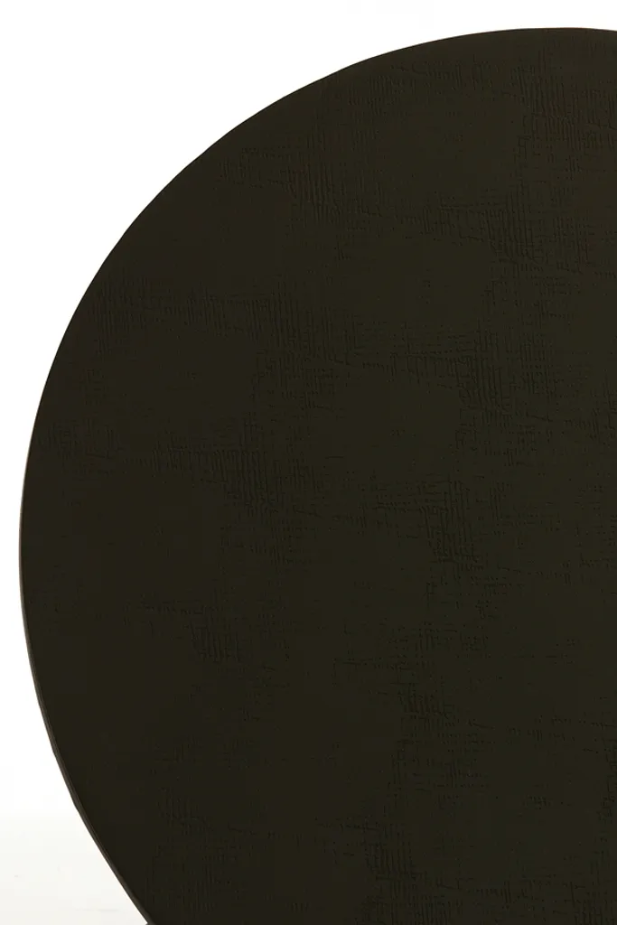Table basse SAMOA noir mat Ø64 cm Light & Living structure métal robuste - 5