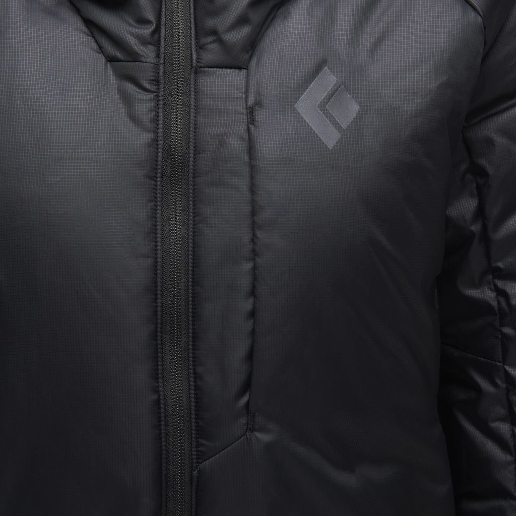 W Belay Parka, Black, S, Women, Women's Outerwear Top, Black Diamond