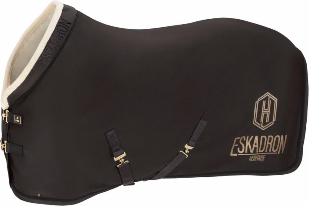 Eskadron Abschwitzdecke AERIAL JERSEY black truffle Heritage HW 25/26, Größe:L