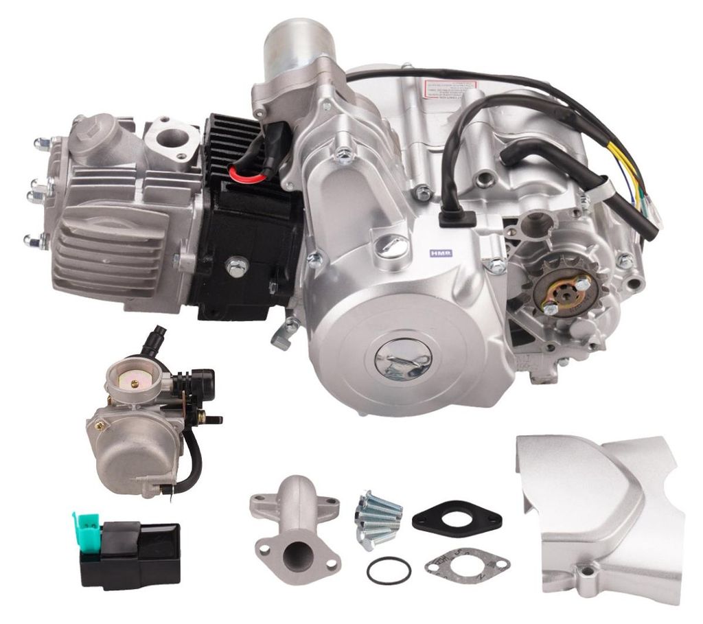 Motor SET 125 ccm Vollautomatik E-Starter oben ATV Quad Produktbild 