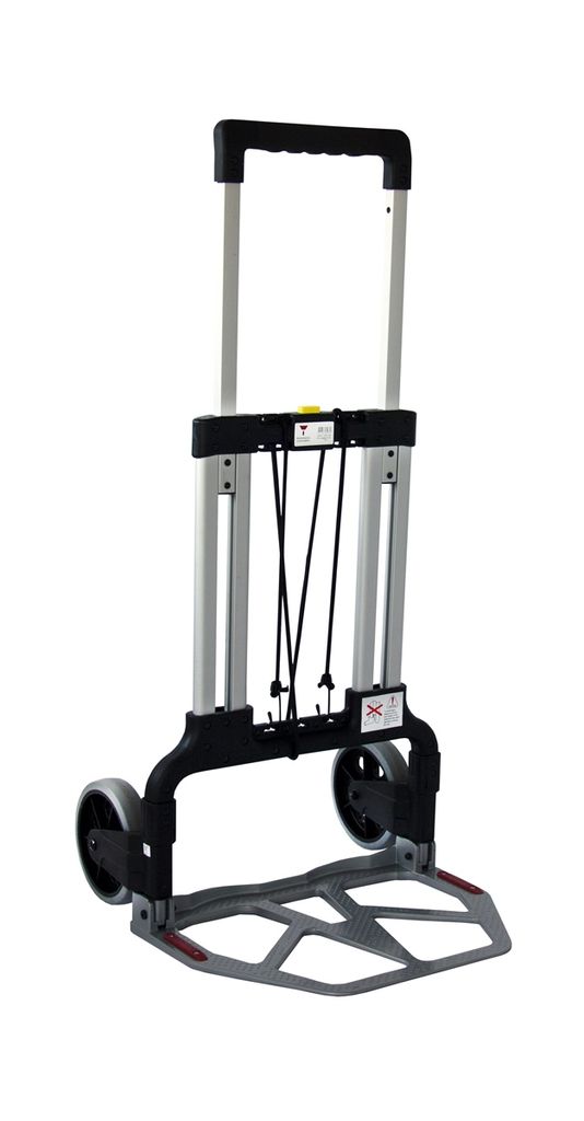 Ravendo Sackkarre ALU 125 – Klappbarer Gepäckwagen – Ladefläche 490x270 mm – 125 kg Tragkraft – Maxami