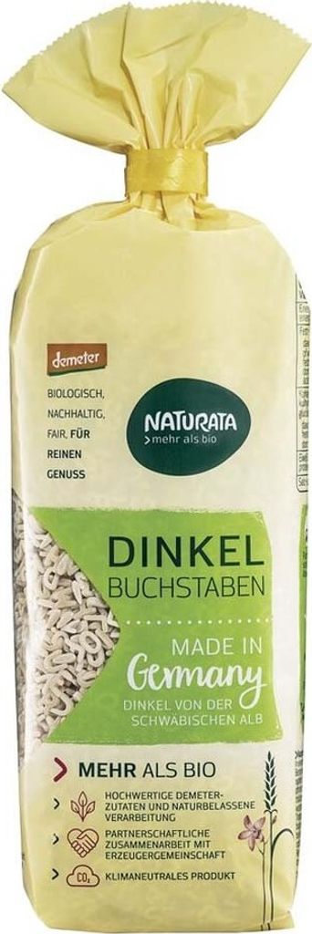 Dinkel - Buchstabennudeln hell 250g Immagine del prodotto 