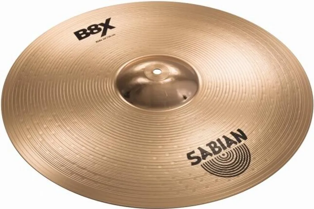 Cymbale Ride 20 pouces Sabian B8X, le choix idéal pour rythme et clarté