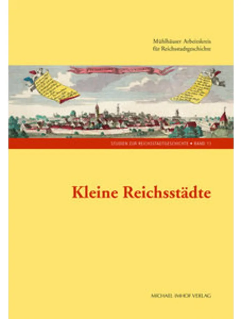 Livre Kleine Reichsstädte avec cartes historiques et gravures d'art