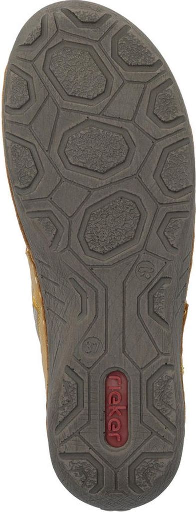 Rieker Damen Stiefelette sportlich mit bunten Patches und Produktbild 