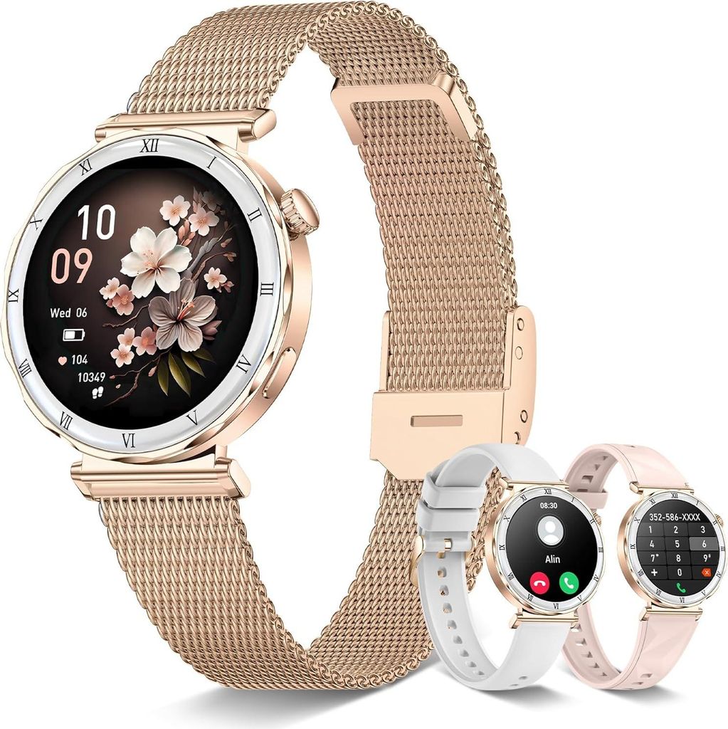 Smartwatch Damen mit Telefonfunktion, 1,19' AMOLED Smart Produktbild 
