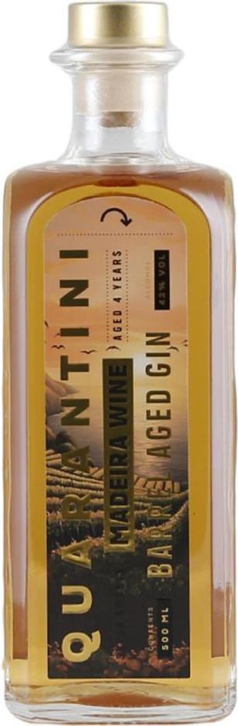 Quarantini 4 Years Madeira Wine Barrel Aged Gin - Limited Edition | Gin | Deutschland | 1 x 0,5 Liter