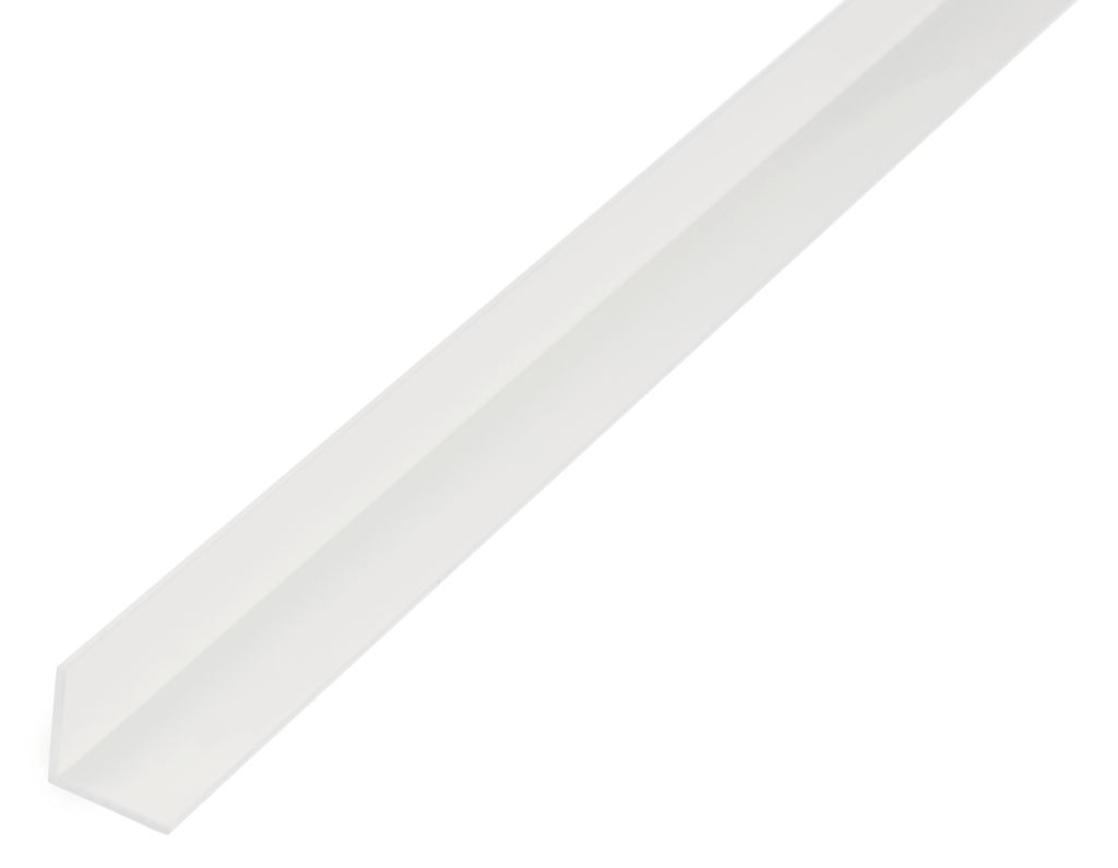 Alberts 479213 Cornière, plastique, blanc, 1000 x 15 x 15 Image du produit 