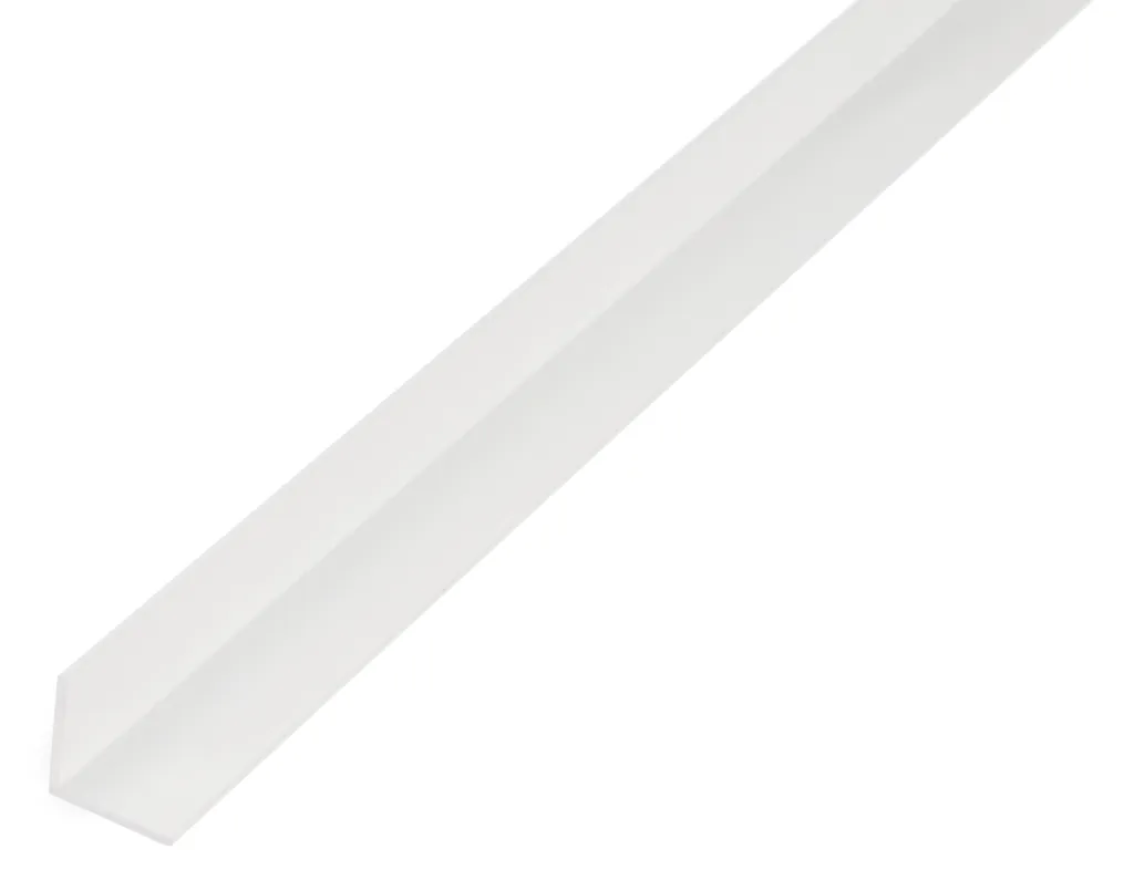 Cornière pour Angles de Murs et Meubles Plastique Blanc 15x15mm x25