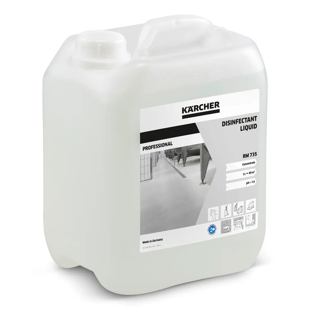 Nettoyant Désinfectant Surfaces Kärcher RM 735 Formule Professionnelle