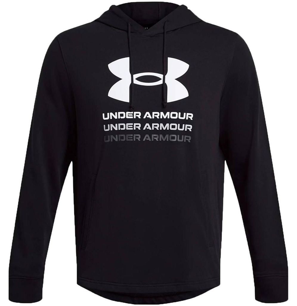 Under Armour - "Rival Terry" Kapuzenpullover für Herren MR1295 (L) (Schwarz)