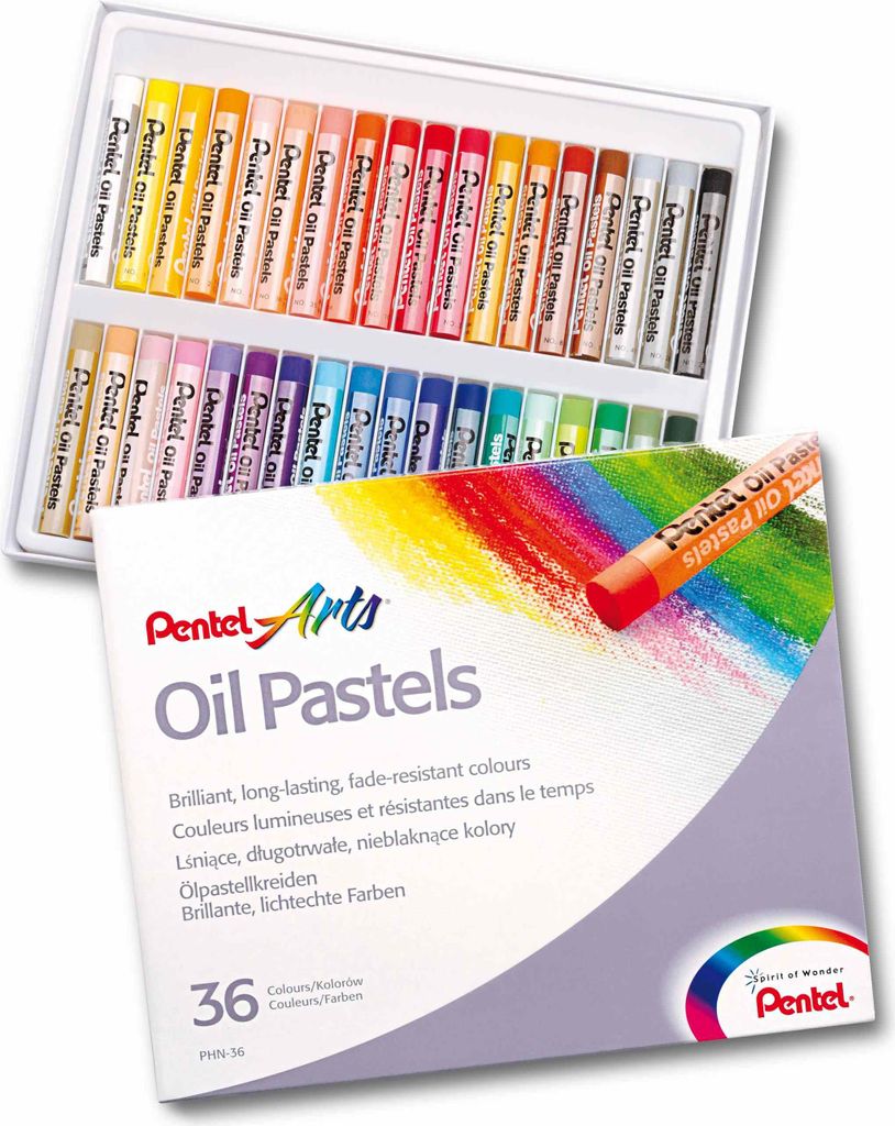 Pastelli a olio Pentel 36 colori Immagine del prodotto 