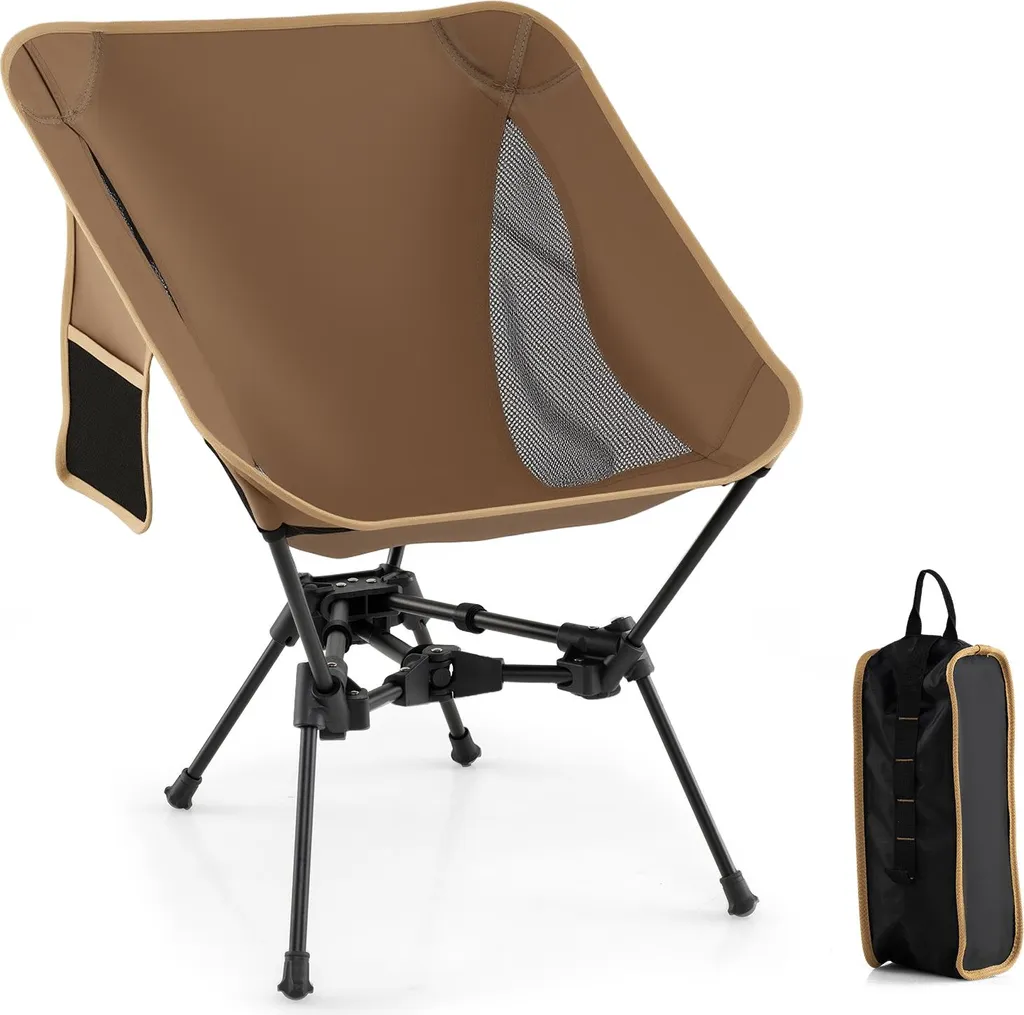 Chaise de pêche pliante et légère pour le bivouac et les loisirs extérieurs