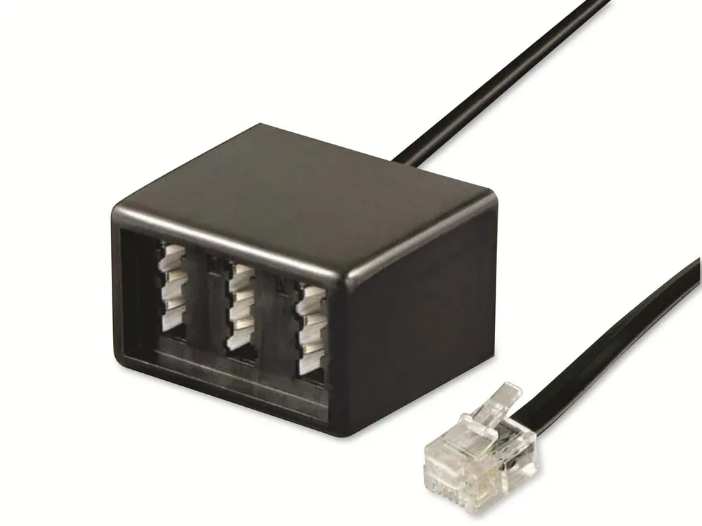 Soluzione Connessione: Spina TAE-F Goobay a RJ45 per Linea Casa