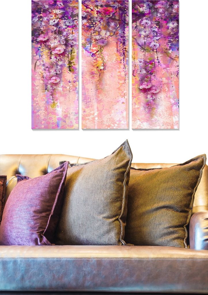 Wallity, MDF299833328- BNC2434, Bunt, Leinwandbilder, 70 x 50 cm, 100% MDF (Dicke: 3 mm)