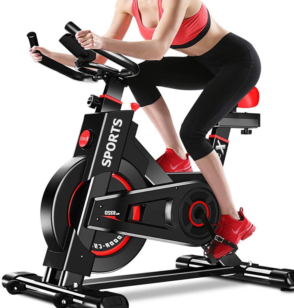 LCD Heimtrainer Indoor Fitness Fahrrad Trimmrad Fitnessbike Klappbar bis 150kg 