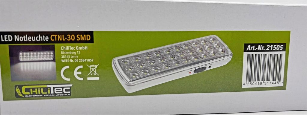 LED Notleuchte "CTNL-30 SMD" 205x65x30mm Produktbild 8