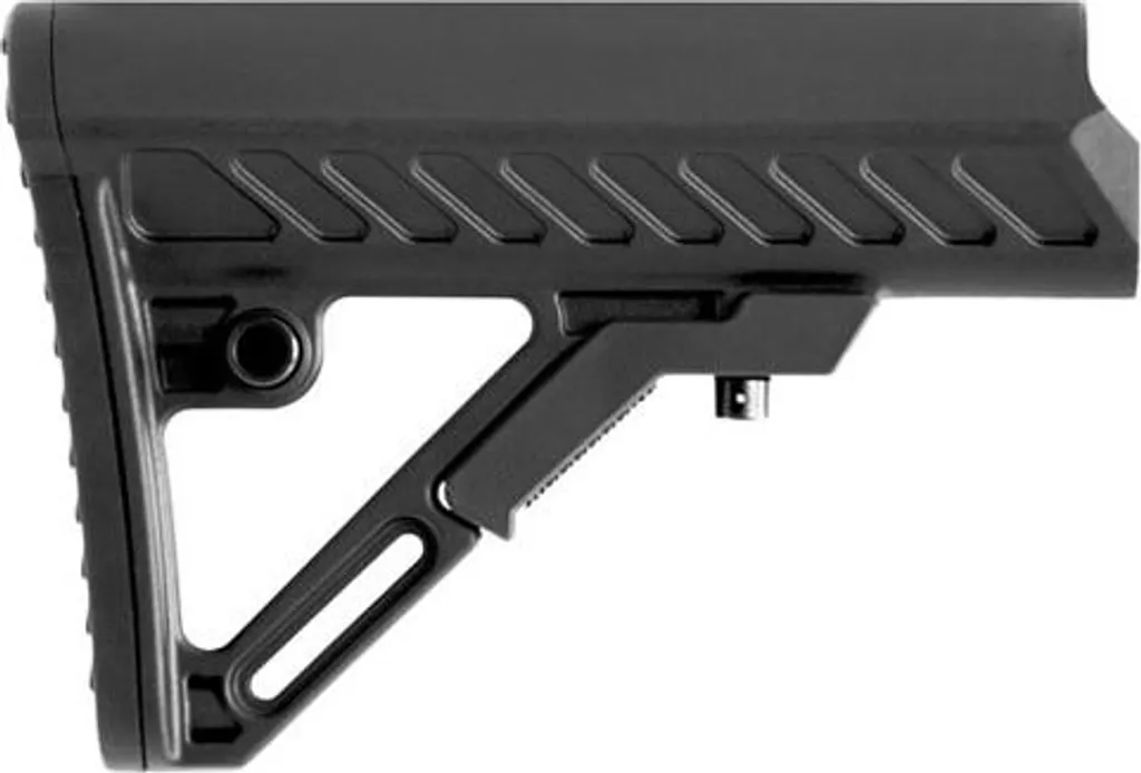 Crosse AR15 Mil-Spec UTG Pro S2 avec Fixation QD Intégrée en Noir
