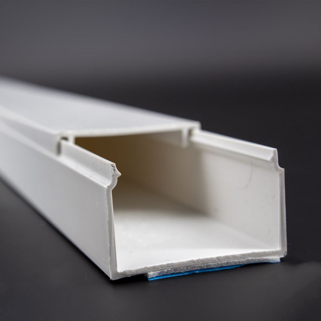 1m yourDroid Kabelkanal - 40x25 mm weiss - Selbstklebend Produktbild 3