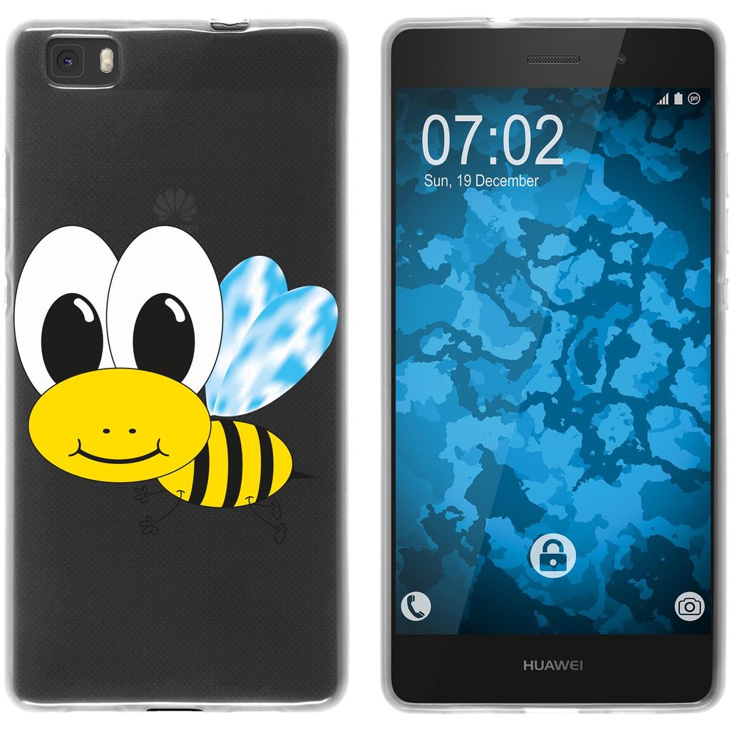 PhoneNatic Case kompatibel mit Huawei P8 Lite 2015 (1.Gen.) Silikon-Hülle Cutiemals M1