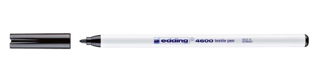 edding 4600 długopis tekstylny czarny Zdjęcie produktu 