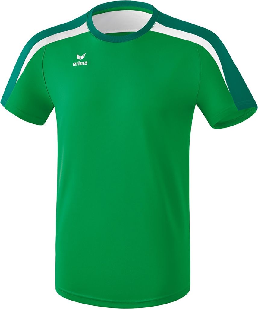 Erima Fußball Liga 2.0 T-Shirt Trainingsshirt Kinder grün weiß Gr 140